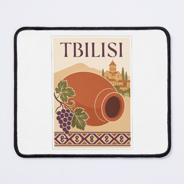 Item preview, Tbilisi Qvevri Wine Vessel Travel Poster designed and sold by Beyond Destinations.