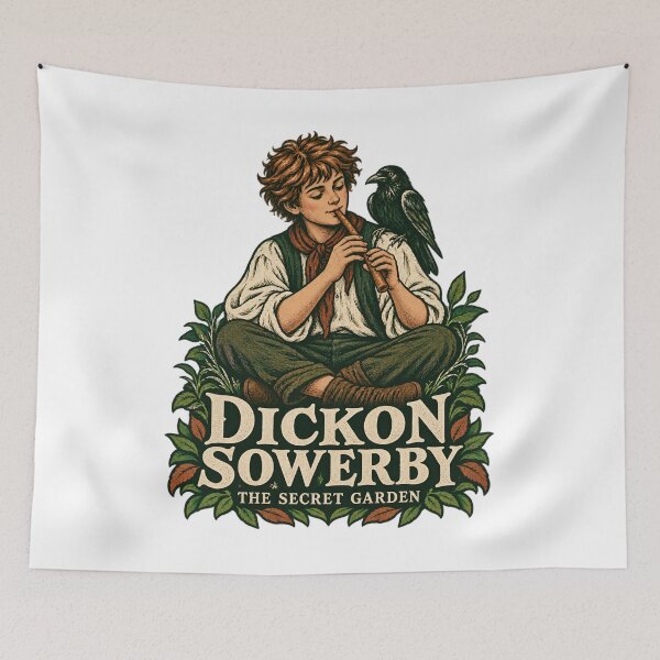 Item preview, The Secret Garden – Dickon Sowerby and the Crow designed and sold by Fenay Designs.