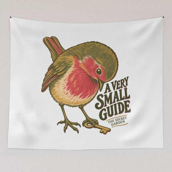Item preview, The Secret Garden – A Very Small Guide Robin designed and sold by Fenay Designs.