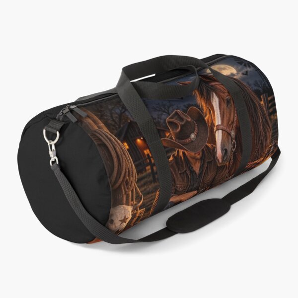Item preview, Cowboy Campfire – Horse & Dog Halloween Night designed and sold by Quarterhorses.