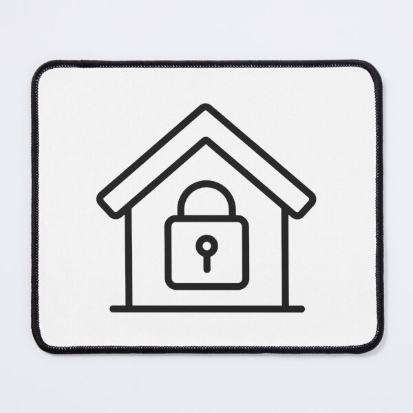 Item preview, Home Security Lock Line Icon designed and sold by VectorForge Studio.