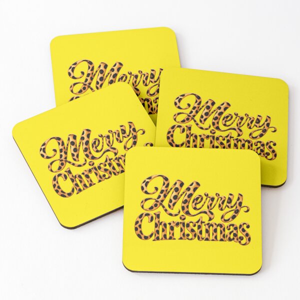 Item preview, Luxury Leopard Christmas Typography designed and sold by annenambiro.