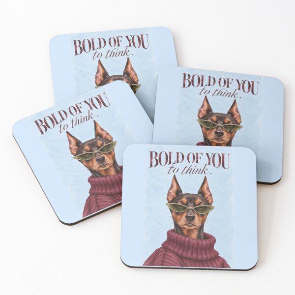 Item preview, Bold of You to Think – Sassy Doberman Watercolor designed and sold by aztrends.