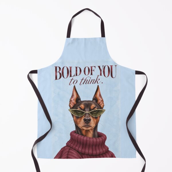Item preview, Bold of You to Think – Sassy Doberman Watercolor designed and sold by aztrends.