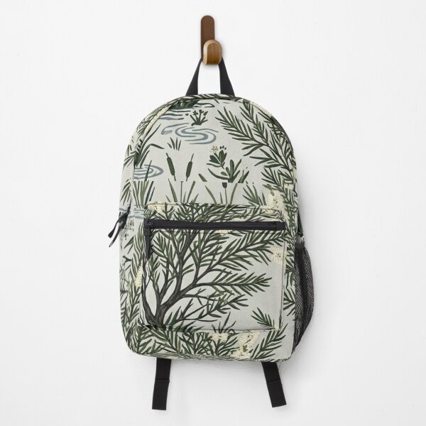 Item preview, Melaleuca Tea Tree Bush Etching Seamless Pattern designed and sold by Studio BC.