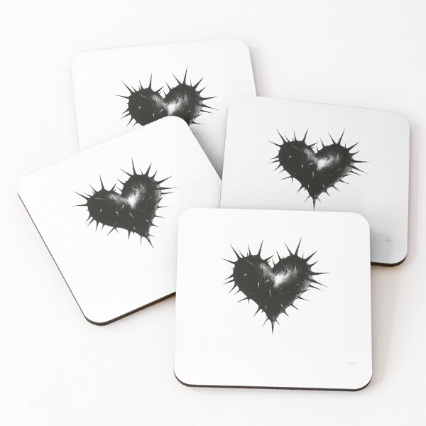 Item preview, Spiked Black Heart - Edgy Tattoo Style Design designed and sold by Audra-studio.
