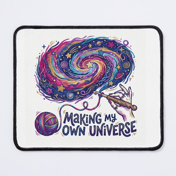 Item preview, Making My Own Universe Crochet Galaxy Yarn Crocheter Gift Cosmic Craft designed and sold by Sanan Israyilli.