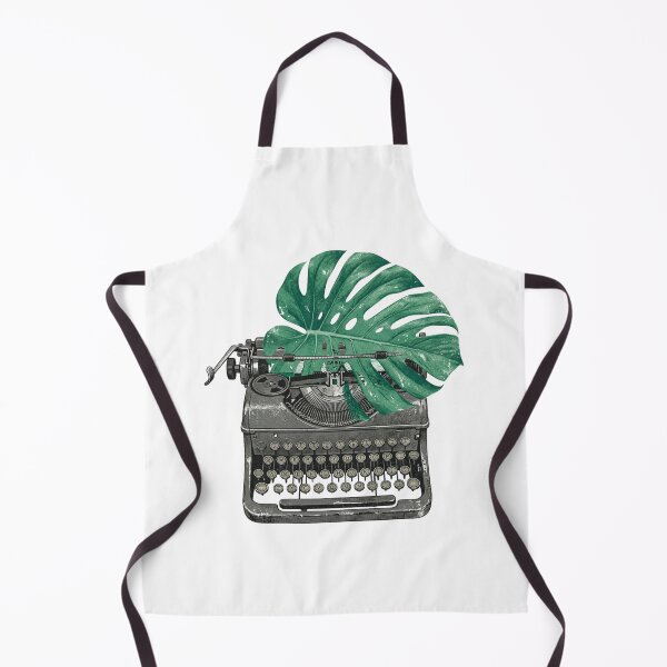 Item preview, Vintage Typewriter Monstera Leaf Writer Author Botanical Retro Distressed designed and sold by Sanan Israyilli.