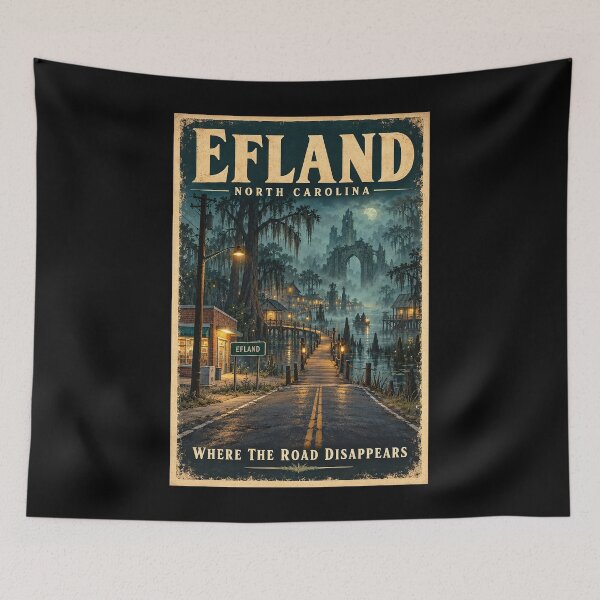 Item preview, Efland North Carolina – Where the Road Disappears designed and sold by ChickenFund.