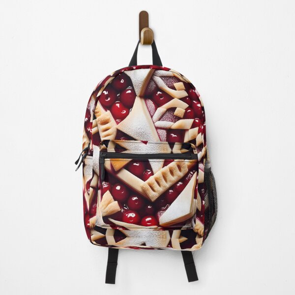 Item preview, Cherry Pie Kaleidoscope – Geometric Dessert Pattern designed and sold by Apex Designs.