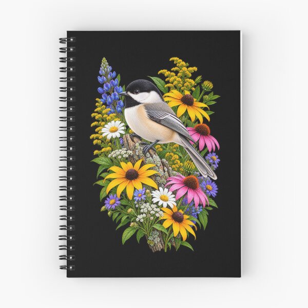 Item preview, Chickadee in a Wildflower Garden designed and sold by RockitBaby.