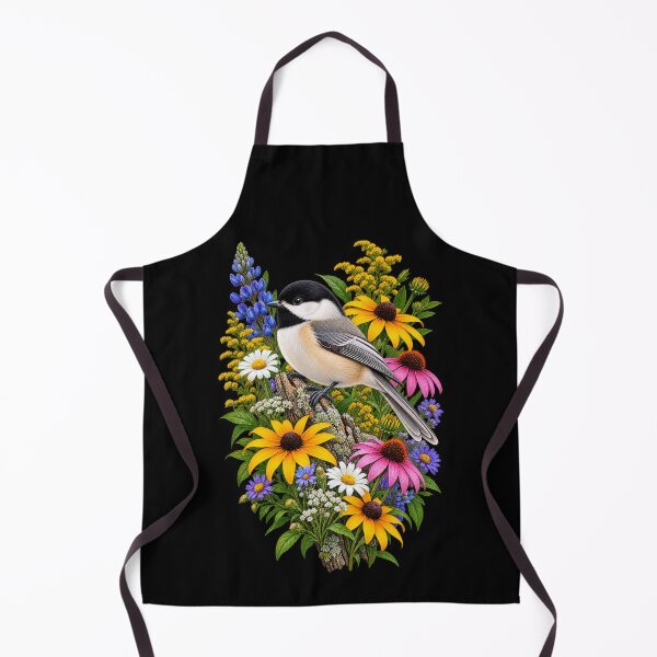 Item preview, Chickadee in a Wildflower Garden designed and sold by RockitBaby.