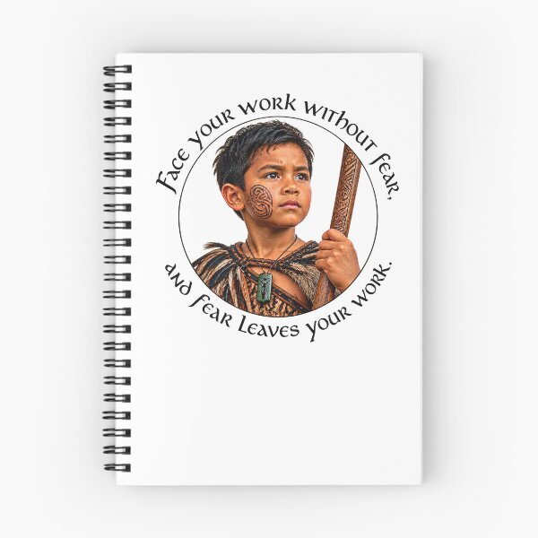 Item preview, Polynesian Resilience Proverb - Face your work without fear | Pacific Art designed and sold by ShakaLife.org.