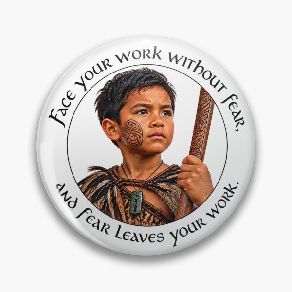 Item preview, Polynesian Resilience Proverb - Face your work without fear | Pacific Art designed and sold by ShakaLife.org.