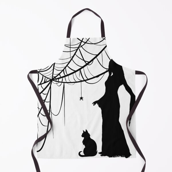 Item preview, Witch Cat Spiderweb Outline designed and sold by GeoGoose.