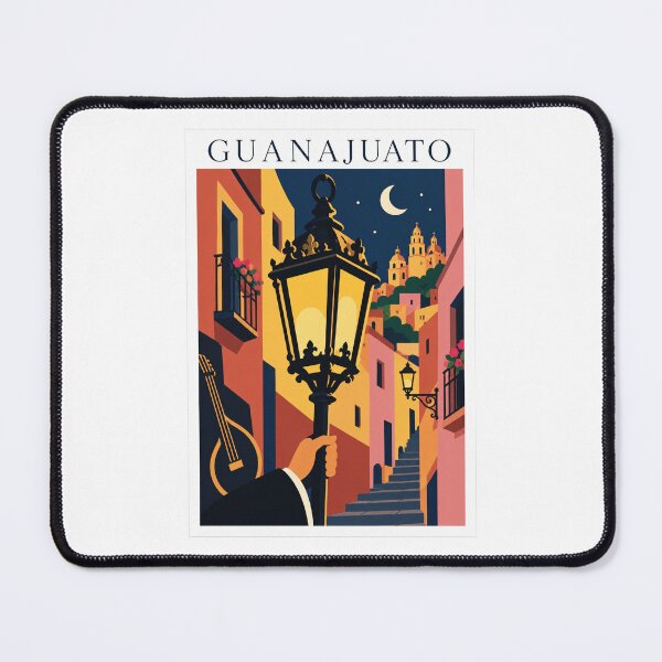 Item preview, Guanajuato Glowing Lantern Night Travel Poster designed and sold by Beyond Destinations.