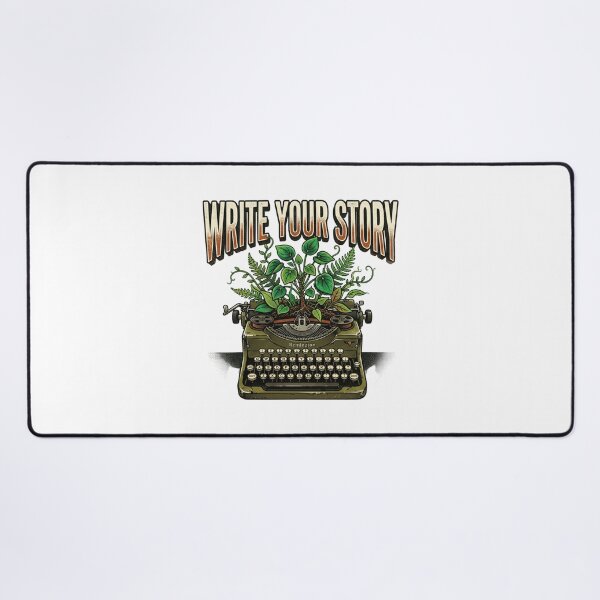 Item preview, Write Your Story Typewriter Plants Vines Author Gift Retro Writer Botanical designed and sold by Sanan Israyilli.
