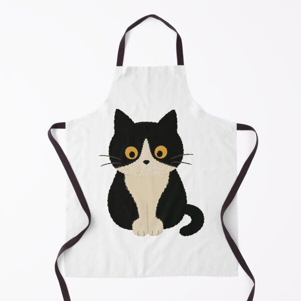 Item preview, Sitting Tuxedo Cat - Cute Bicolor Cat Illustration designed and sold by medicalkinoko.