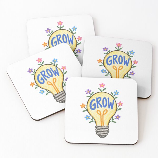 Item preview, Lightbulb Flowers Grow designed and sold by PublicArtDesign.