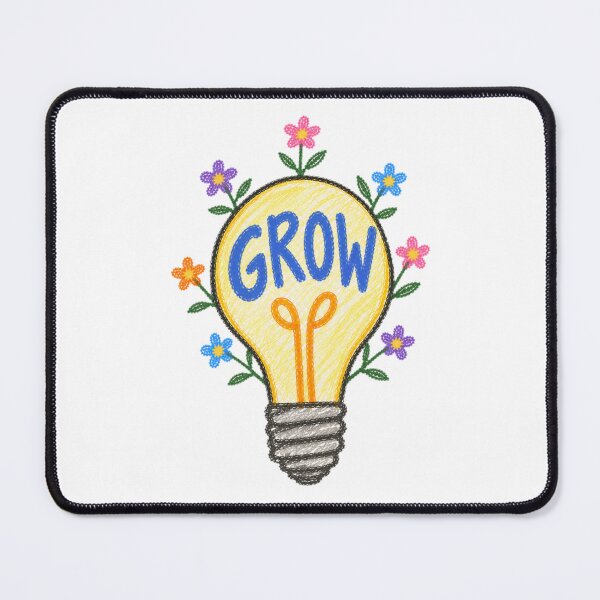 Item preview, Lightbulb Flowers Grow designed and sold by PublicArtDesign.