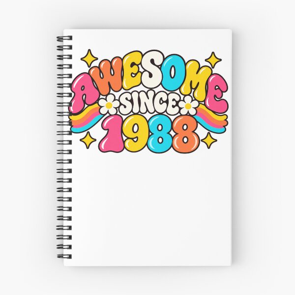 Item preview, Awesome Since 1988 Birthday Year Born Gift For Men Women designed and sold by drawwiika+44.