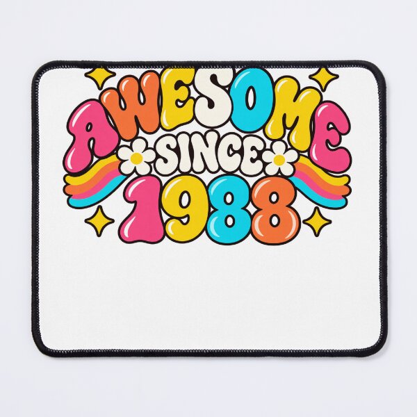 Item preview, Awesome Since 1988 Birthday Year Born Gift For Men Women designed and sold by drawwiika+44.