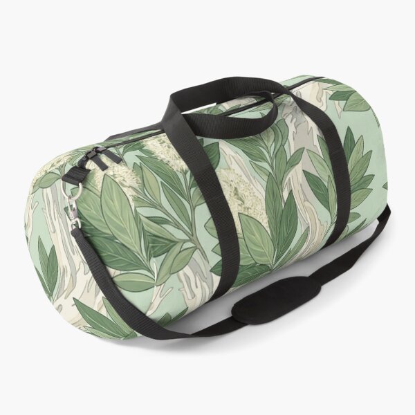 Item preview, White Bottlebrush & Sage Leaf Botanical Pattern designed and sold by Studio BC.