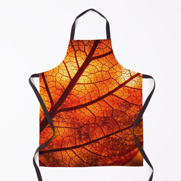 Item preview, Intricate macro detail of a translucent autumn leaf with glowing veins designed and sold by homydesign.