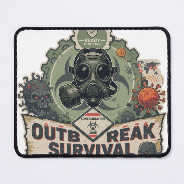 Item preview, Outbreak Warning – Retro Survival Horror designed and sold by DVerse Studio.