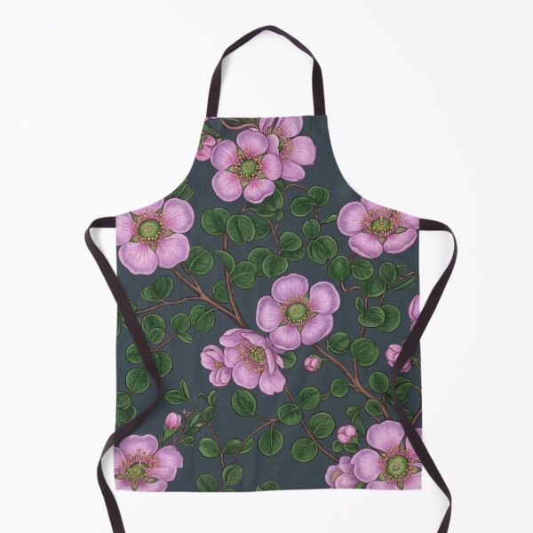 Item preview, Dusky Violet Wild Rose Dark Indigo Pattern designed and sold by Studio BC.