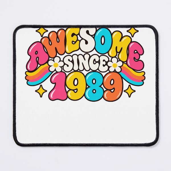 Item preview, Awesome Since 1989 Birthday Year Born 1989 Celebration designed and sold by drawwiika+44.