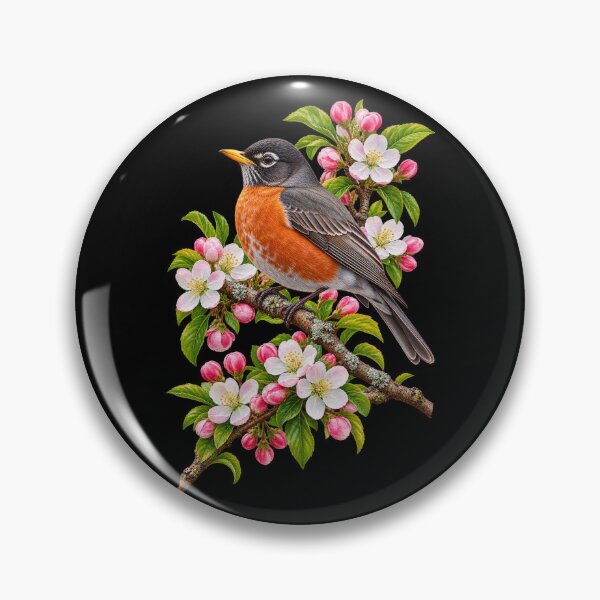 Item preview, Robin in Spring Bloom designed and sold by RockitBaby.