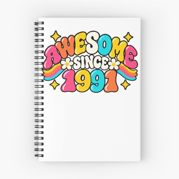 Item preview, Awesome Since 1991 Birthday Gift For Men Women Born 1991 designed and sold by drawwiika+44.