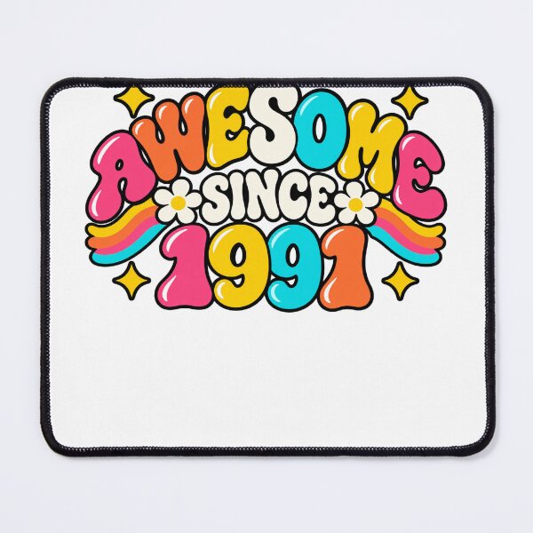 Item preview, Awesome Since 1991 Birthday Gift For Men Women Born 1991 designed and sold by drawwiika+44.