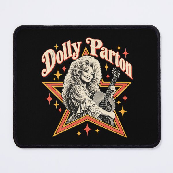 Item preview, Dolly Parton Star Frame Holding Guitar Sparkles Big Hair Smile designed and sold by choudane.
