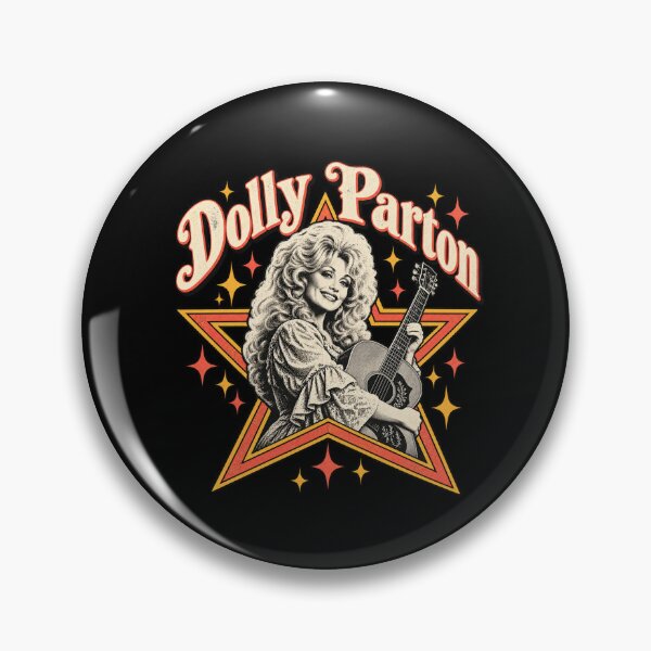 Item preview, Dolly Parton Star Frame Holding Guitar Sparkles Big Hair Smile designed and sold by choudane.