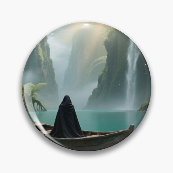 Item preview, Whispers of the Emerald Lagoon - Enchanted Forest Journey designed and sold by nhk999.