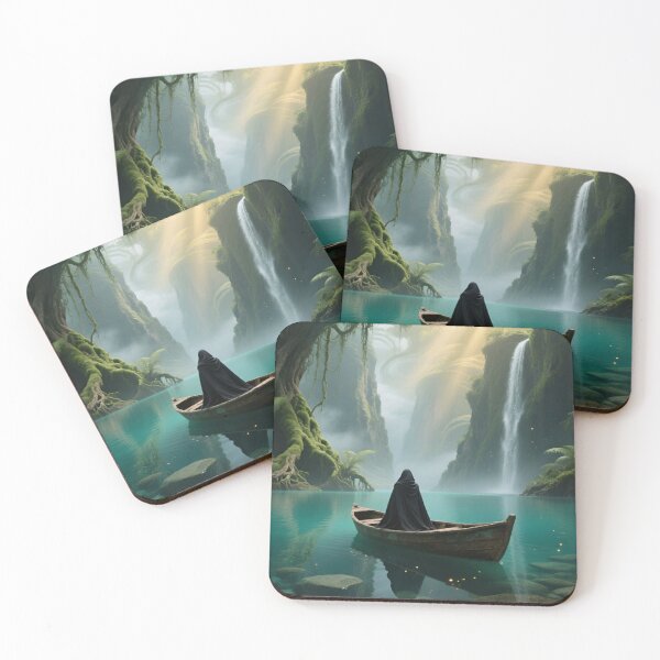 Item preview, Whispers of the Emerald Lagoon - Enchanted Forest Journey designed and sold by nhk999.