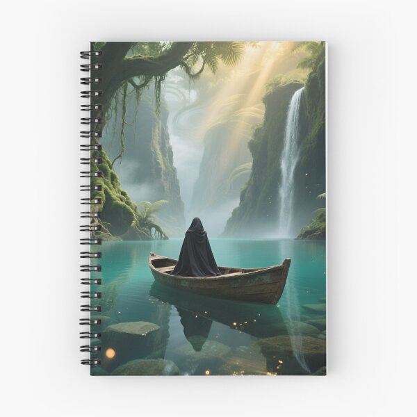 Item preview, Whispers of the Emerald Lagoon - Enchanted Forest Journey designed and sold by nhk999.