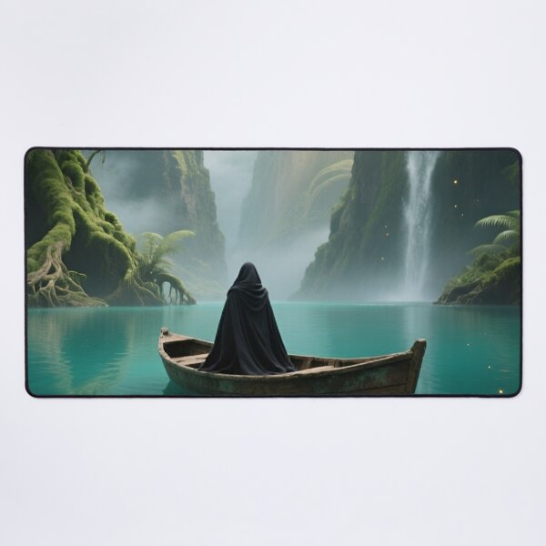 Item preview, Whispers of the Emerald Lagoon - Enchanted Forest Journey designed and sold by nhk999.