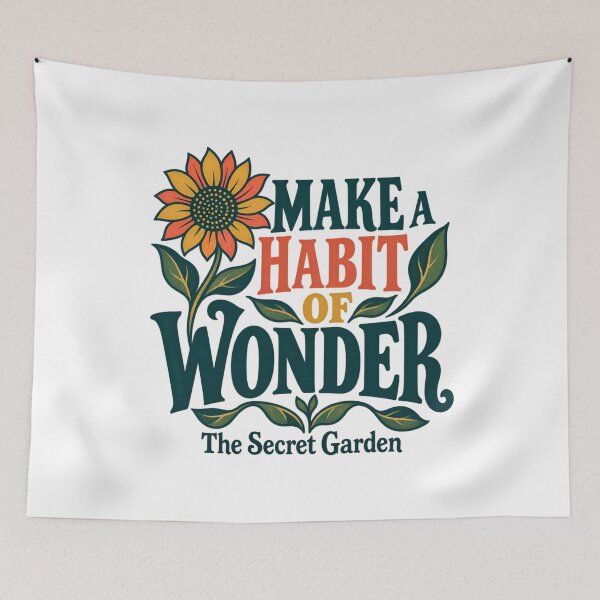 Item preview, The Secret Garden – Make a Habit of Wonder designed and sold by Fenay Designs.