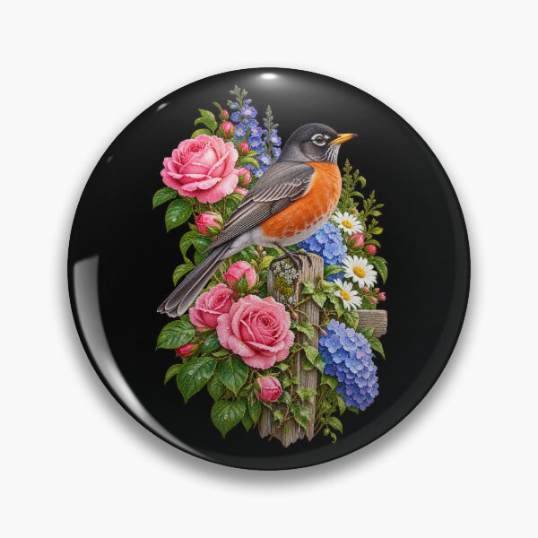 Item preview, English Garden Robin designed and sold by RockitBaby.