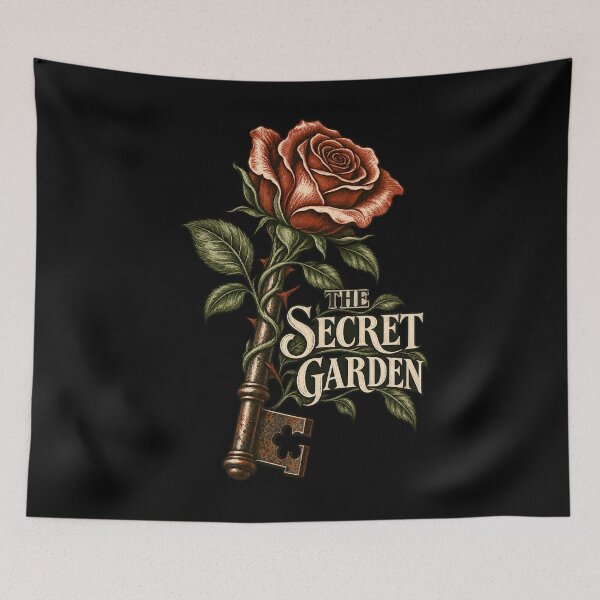 Item preview, The Secret Garden – Thorny Red Rose Key designed and sold by Fenay Designs.