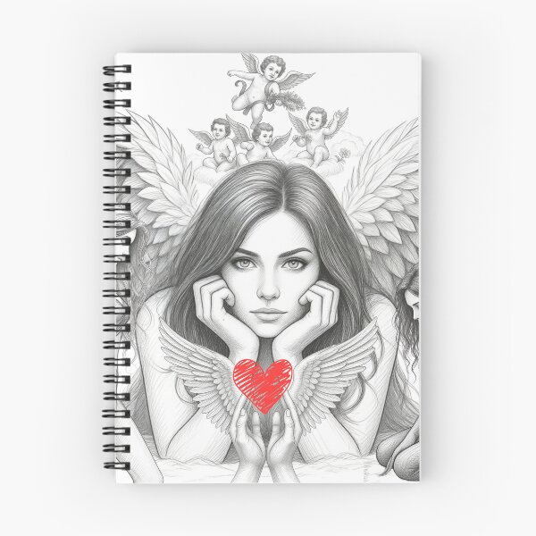 Item preview, Angelic Abstract Art – Ethereal Celestial Angels in Dreamlike Spiritual Artwork designed and sold by ShadeScapeArt.