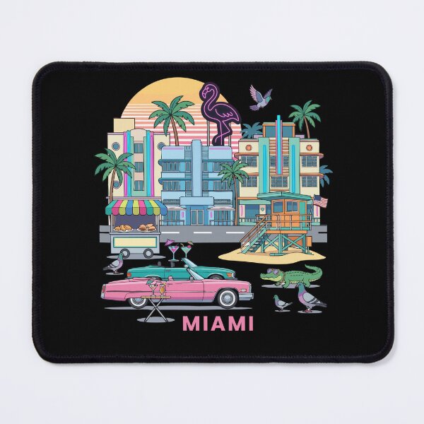 Item preview, Retro Miami Souvenir Men Florida Beach Vintage Miami designed and sold by DSWShirts.