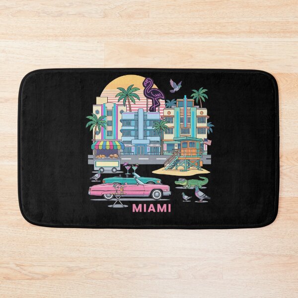 Item preview, Retro Miami Souvenir Men Florida Beach Vintage Miami designed and sold by DSWShirts.