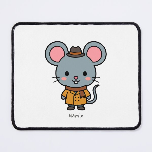 Item preview, Marvin mouse dressed for Fall / Autumn - Char Char Bear and Friends designed and sold by Asterisk-a.