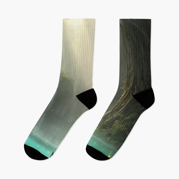 Item preview, Fireflies of the Ancient Grove - Mystic Forest Lagoon designed and sold by nhk999.