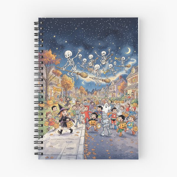 Item preview, Skeletons Trick And Treating On Halloween  designed and sold by Home Decor Art.