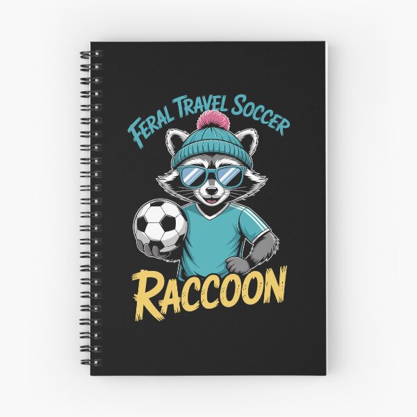 Item preview, FERAL TRAVEL SOCCER RACCOON designed and sold by jkrphoto.